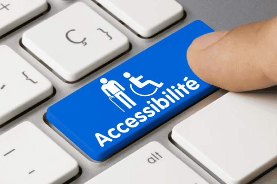 Touche Accessibilité sur un clavier d'ordinateur